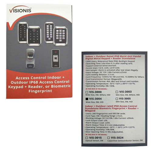 VIS-3004 Paquete
