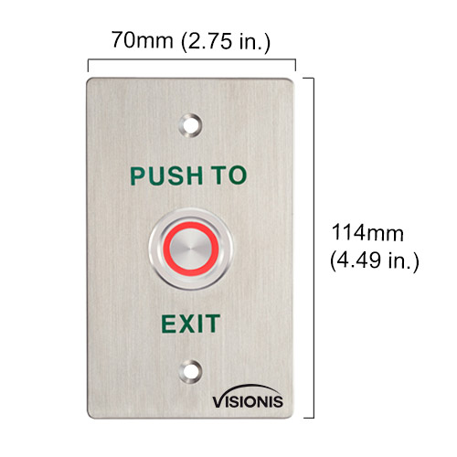 Outdoor Waterproof Push to Exit button Archives Visionis