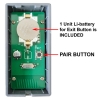 VIS-8013, Indoor + Black + Access Control + 433MHz Wireless Request to Exit Button