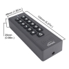VIS-8009, 433 MHz + Outdoor IP 65 + Black + Wireless Keypad + Access Control + 500 Users