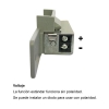 Cerradura eléctrica para puerta control de acceso