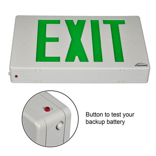 Battery Backup Emergency Exit Lights Shelly Lighting