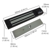 VIS-ML600LED-BL – Black 600LBS Indoor Electric Lock with LED Sensor