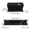 zl bracket electromagnetic lock dimensions vis zl600 bl visionis