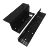 VIS-ZL600-BL – Soporte L y Z para cerradura electromagnética de 600lbs, Color Negro