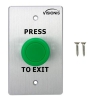 Visionis VIS-7032 Push To Exit Button - Green Request-to-Exit Switch For Door Access Control (NO/NC/COM Outputs)