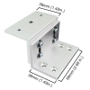 Soporte Z para cerradura electromagnética de  140lbs VIS-ML120.