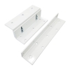 VIS-ZL300-WH – Soporte L y Z para cerradura electromagnética de 300lbs Color Blanco