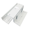 VIS-ZL1200-WH – Soporte L y Z para cerradura electromagnética de 1200lbs, Color Blanco