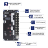 Visionis VIS-AXESS-1D-DLX-PCB, One Door + Network Access Control PCB + Controller Board + TCP IP + Wiegand With Desktop Software + 20,000/70,000 User Record